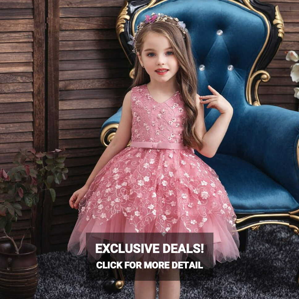 0-5 T Flower Girl Dresses for Wedding Toddler Baby Girls ...