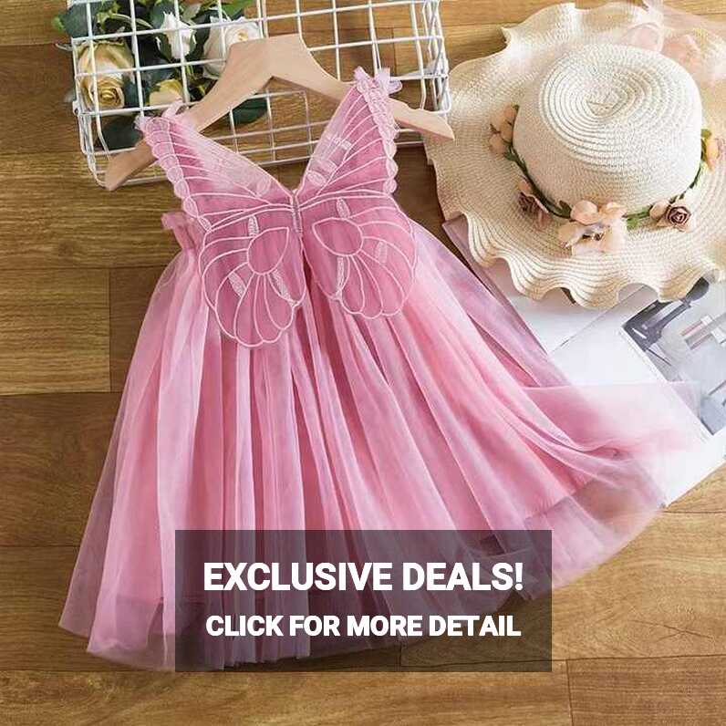 1 2 3 4 5 Year Old Tulle Baby Butterfly Gowns Princess Cloth Fairy ...