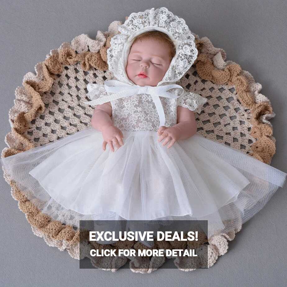 1 Year Old Birthday Baby Girl Dresses With Hat Party Wear Vestido ...