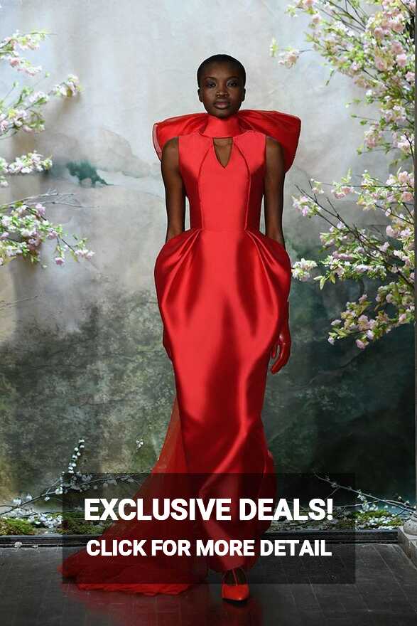 10 Romantic Red Wedding Dresses for the Bold Bride