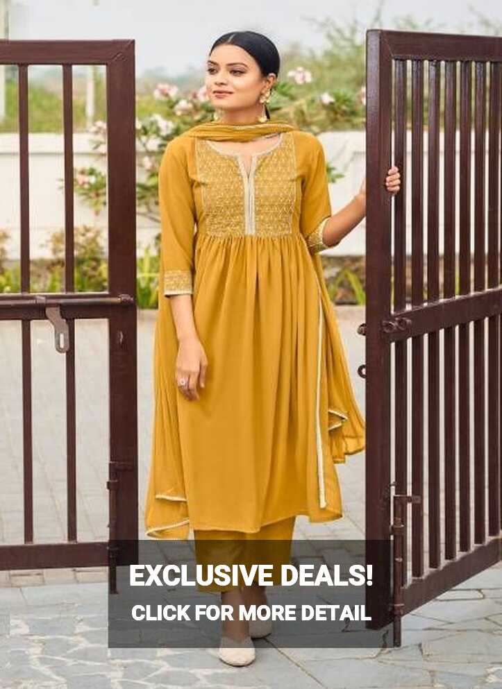 100 Miles Nayra Cut Georgette Wholesale Readymade Salwar Kameez