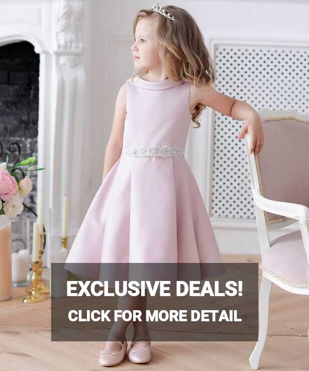 11 Blush Pink Flower Girl Dresses Perfect for a Seaside Ceremony ...