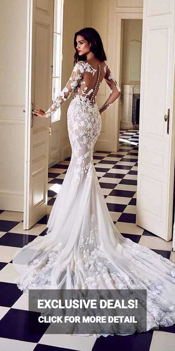 17 Significant Wedding Gowns With Mermaid Sleeves: Be A Mermaid