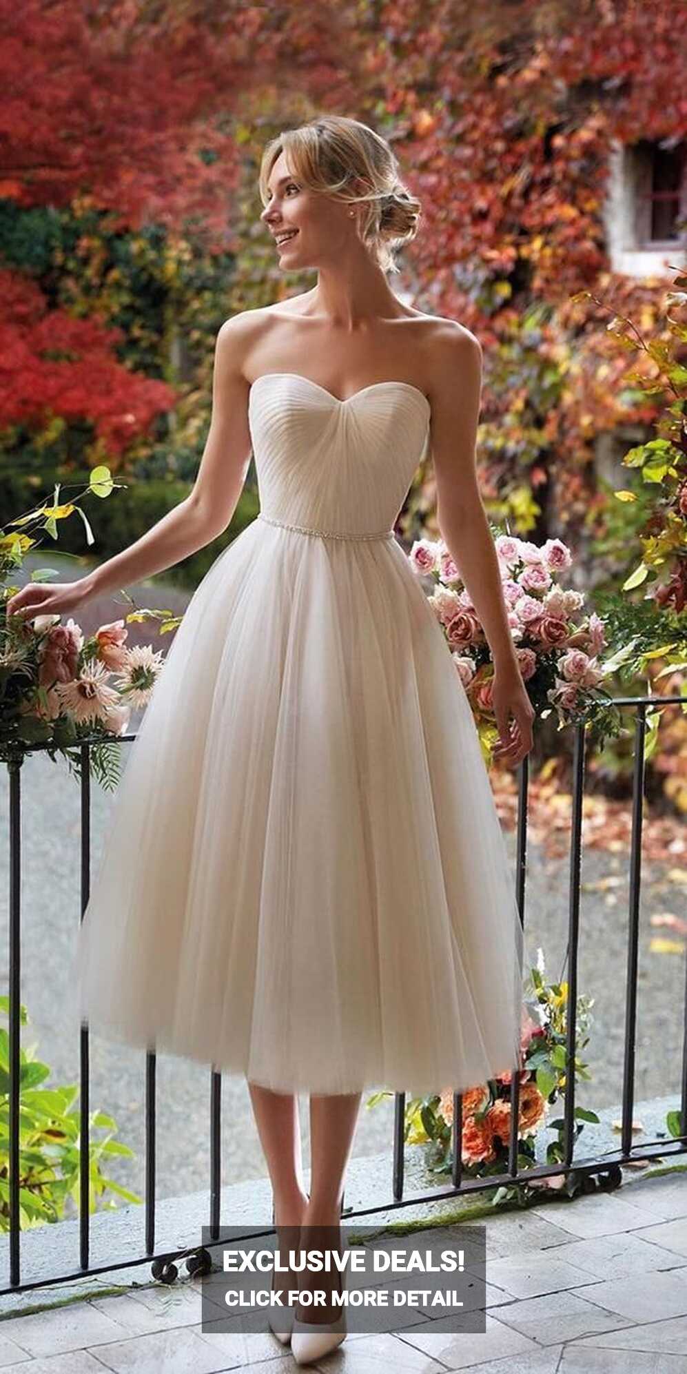 18 Exclusive Knee Length Wedding Dresses | Wedding Dresses Guide