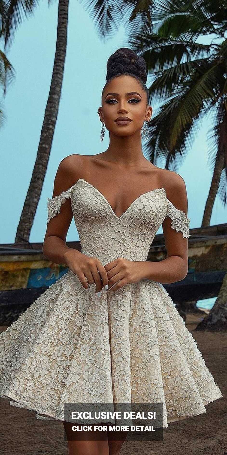 18 Trendy Lace Short Wedding Dresses | Wedding Dresses Guide