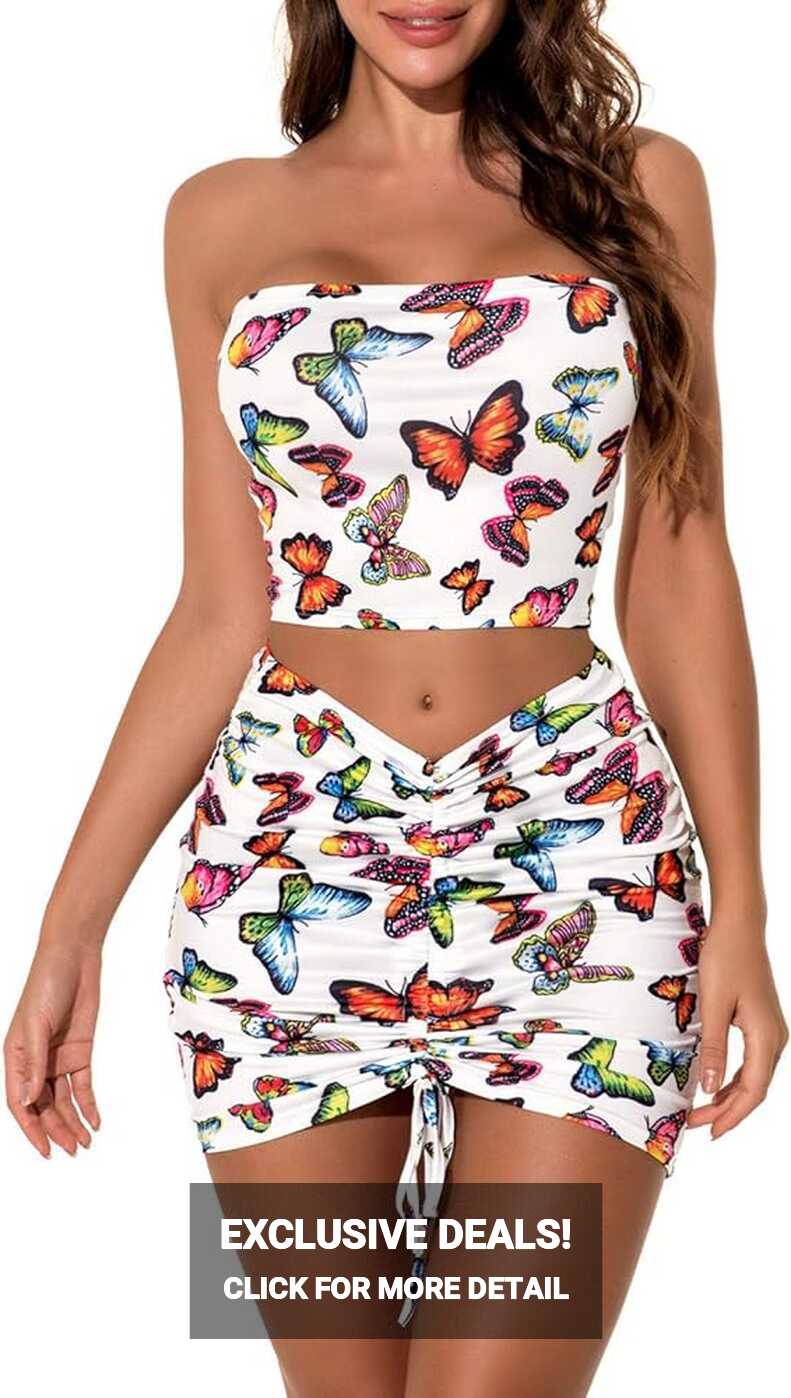 2 Piece Outfits for Women Sexy Biker Short Sets Women 2 Piece ...