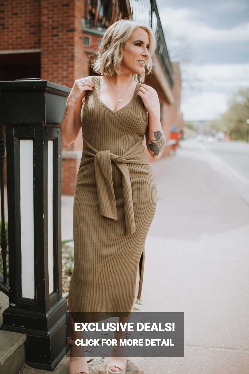 2 Ribbed Bodycon Midi Dresses That Are Flattering &amp; Comfy (For ...