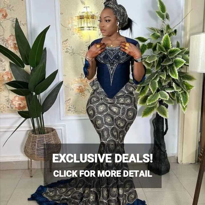 2022 Beautiful Ankara Long Gown Styles for Ladies. - Ladeey