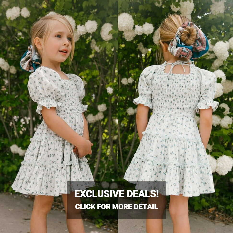 2022 New Baby Girls Dress Dresses Kids Clothes Little Dress Ruffle ...