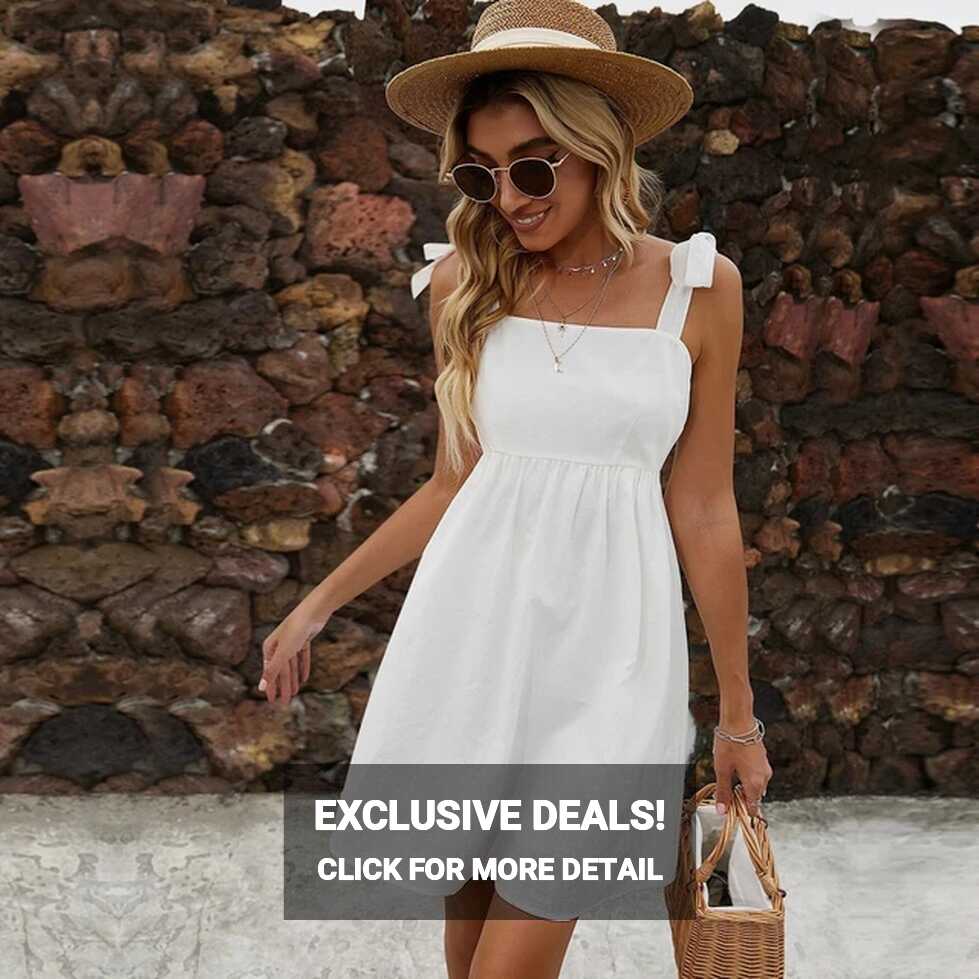 2022 Spring Summer Casual Knitted Dresses Women Elegant Short ...