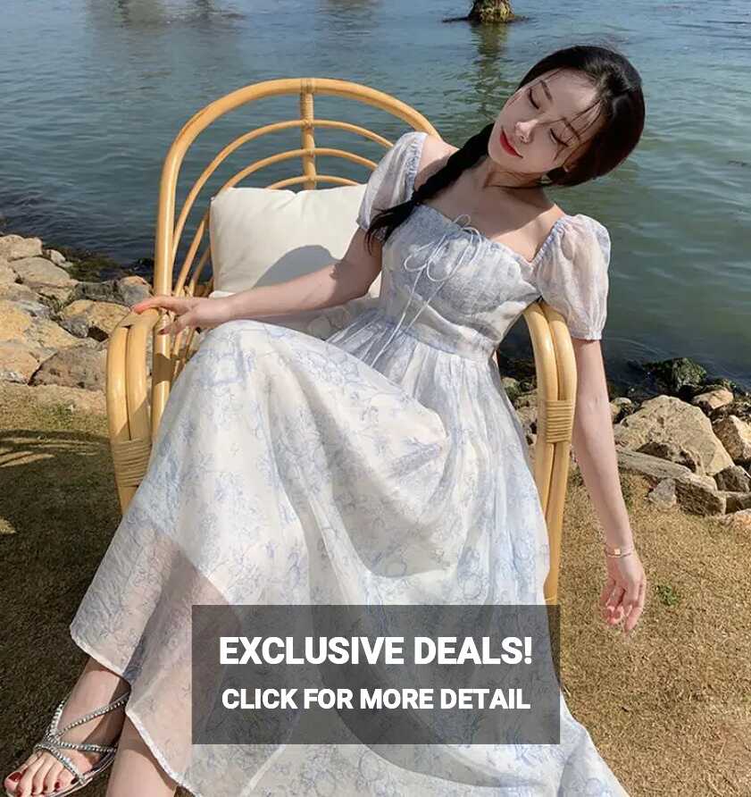 2022 Summer New Korean Fashion Women&#39;s Girl Fairy Gentle ...