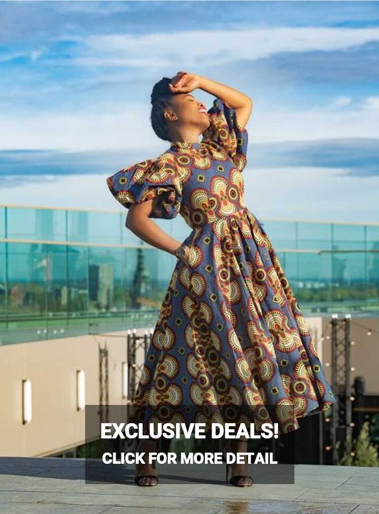 2023 African Dresses For Women Summer Fashion African Short Sleeve ...