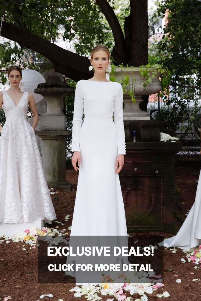 23 Elegant Long-Sleeve Wedding Dresses for Winter Weddings