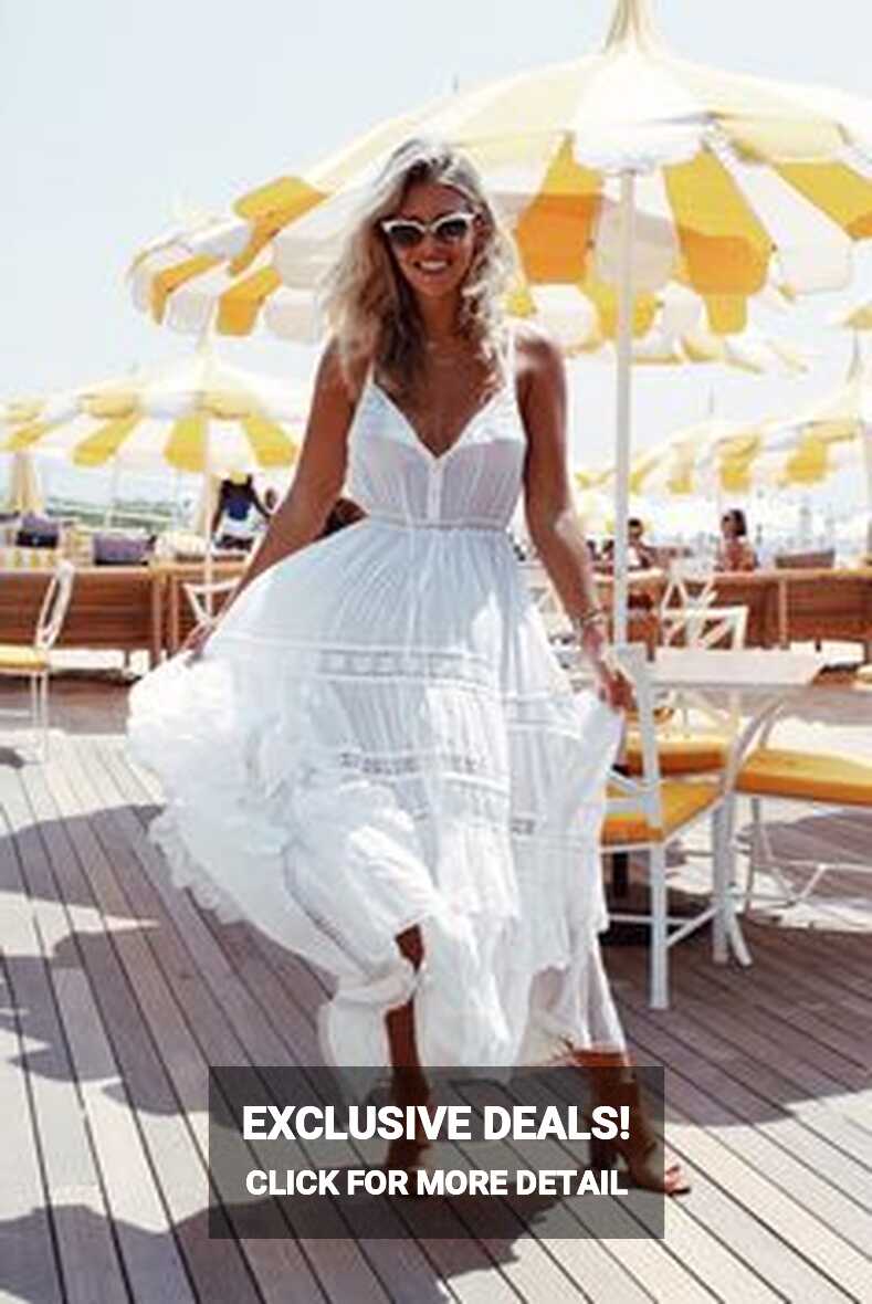 30 Best White Maxi Dresses ideas | white maxi dresses, white maxi ...