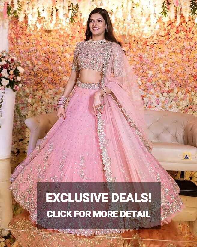 30 Different Shades Of Pink Wedding Lehengas We Loved