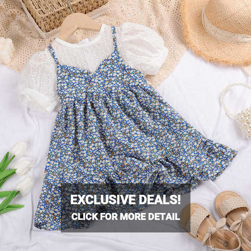 3387 Summer Flower Little Baby Girls Smocked Dresses Baby Frock ...