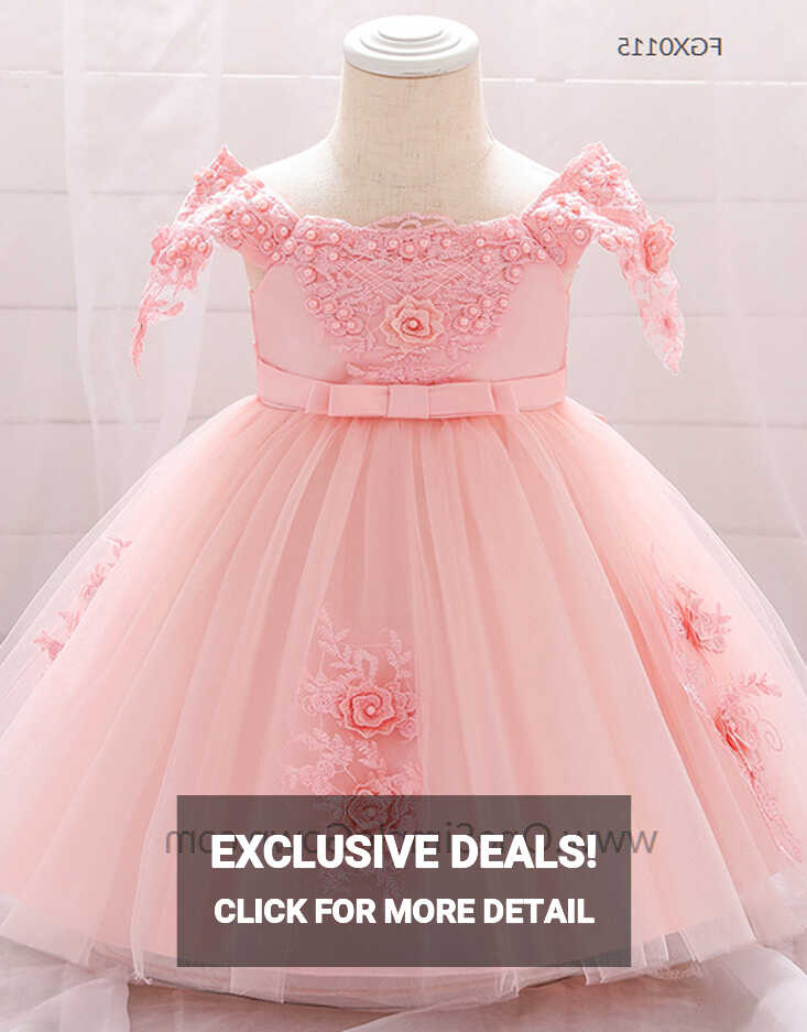 4 Colors 0-3 years old Baby Princess Dress Birthday Girl Dress ...