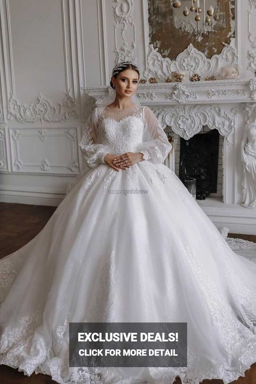 40+ Princess White Wedding Gowns