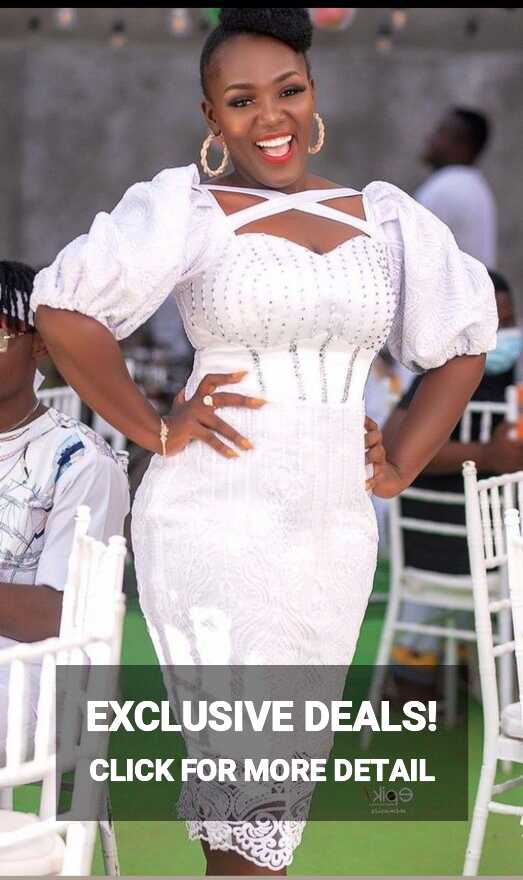 40 Amazing Ways to Rock White Coloured Short Gown Styles ...