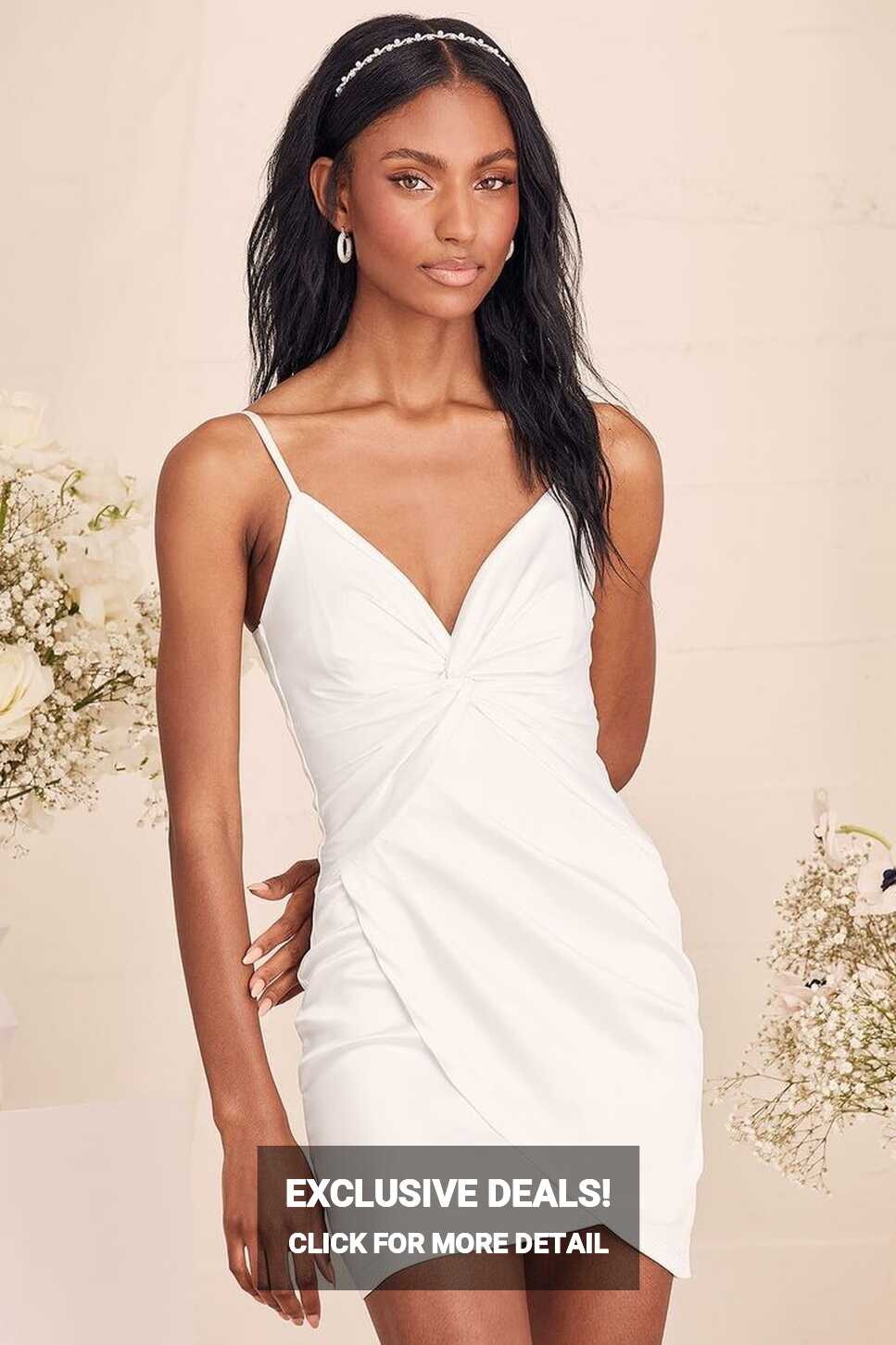 40 Gorgeous White Graduation Dresses to Get Your Diploma In Style