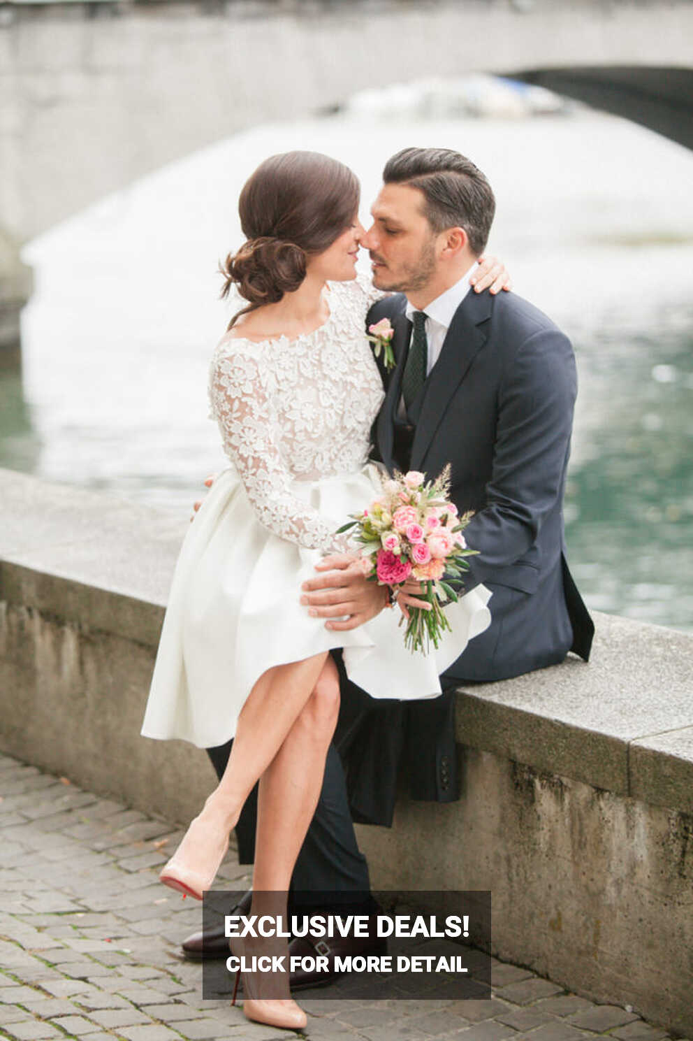 40 Short Wedding Dresses We&#39;re Obsessed With | One Fab Day