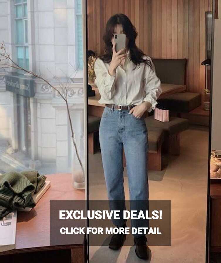 50+ Cute Korean Outfits With Jeans [2024] To Copy For Korean ...