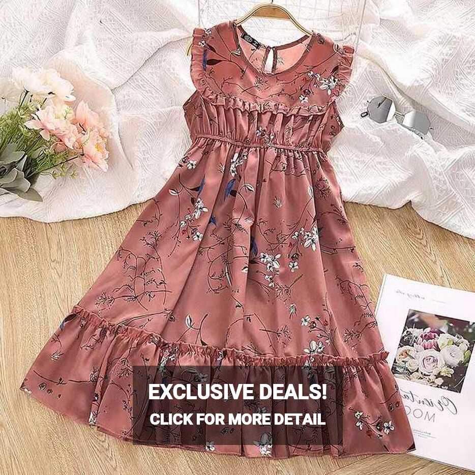 6 8 10 12 Year Old Summer Latest Frock Designs Kids Cloths Casual ...