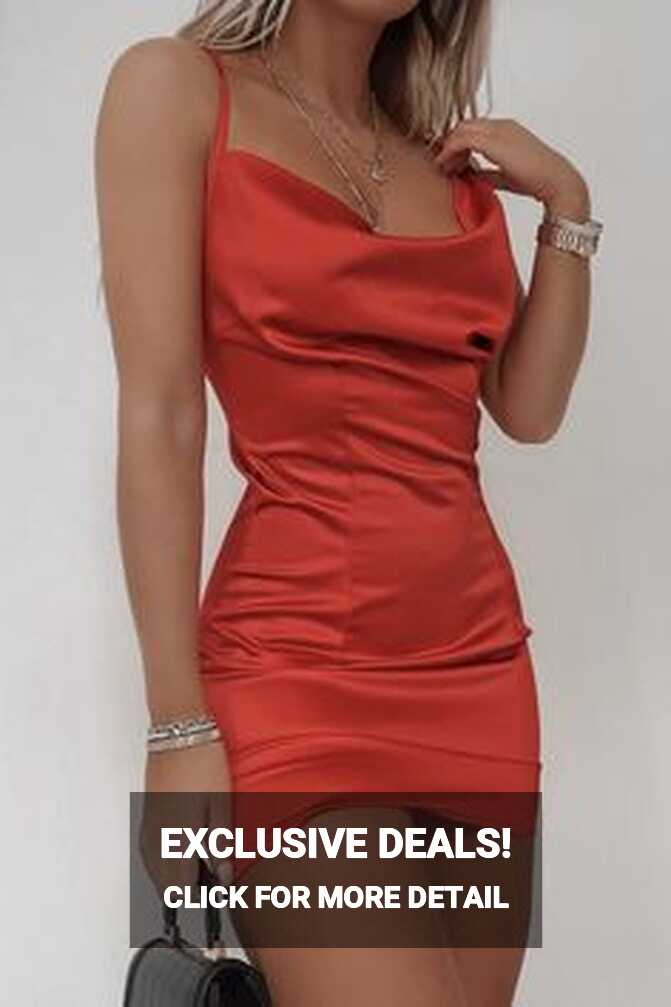 64 Best red satin dress ideas | satin dresses, red satin dress, dress