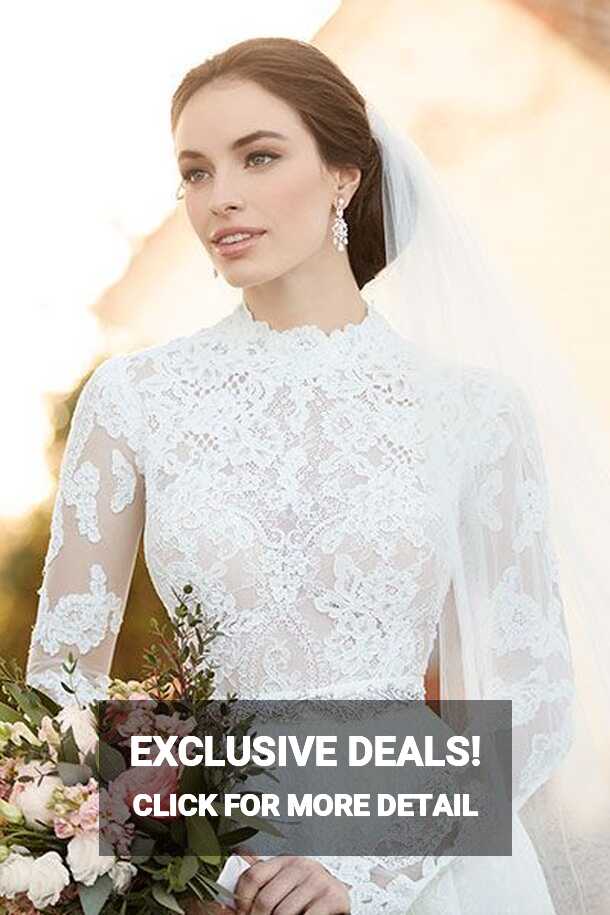 65+ Stunning High-Neck Wedding Gowns