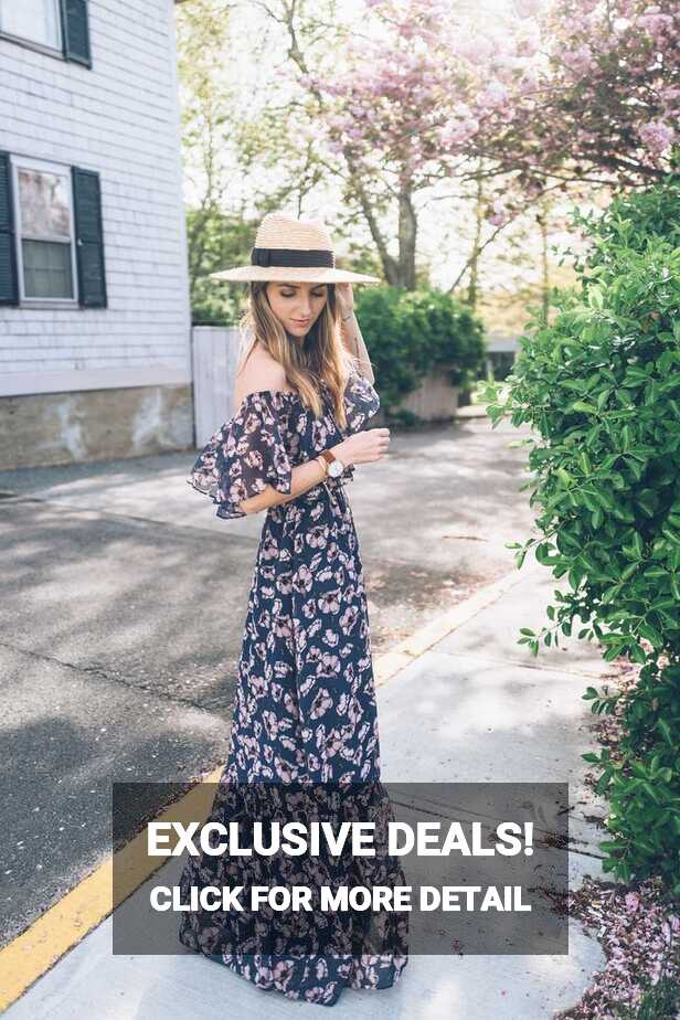 8 Off the Shoulder Floral Maxi Dresses For Every Budget | The New ...