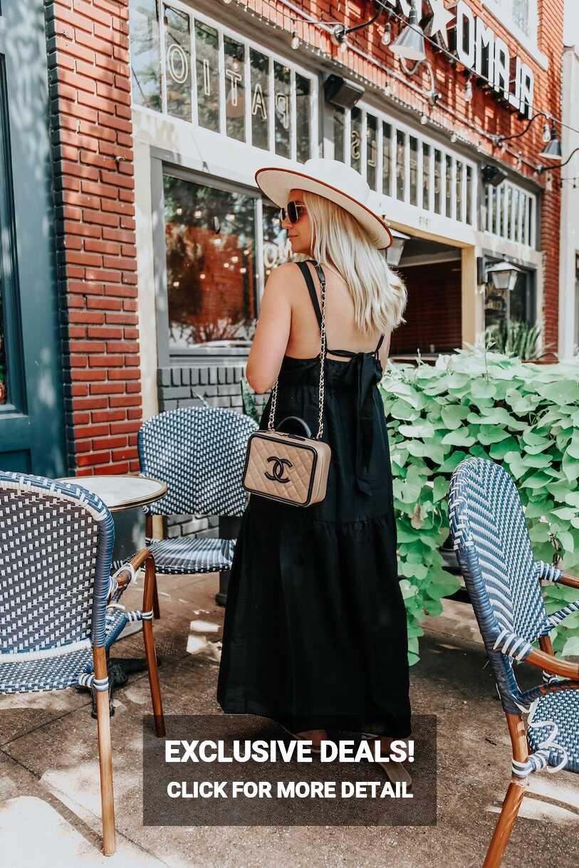 A Black Maxi Dress You Can Wear All Summer - Somewhere, Lately