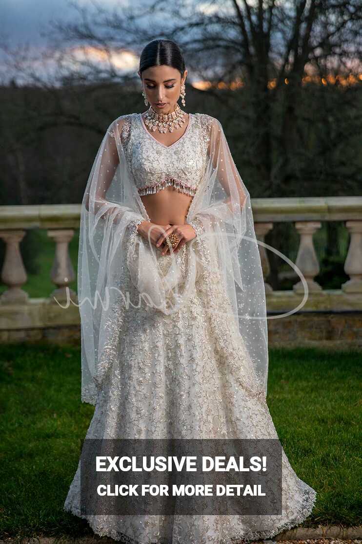 A classic white wedding dress - WR09 - £2200 - Charmi Creations