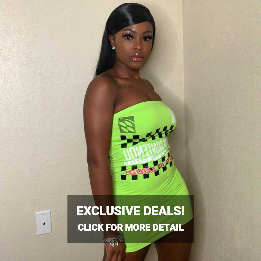 A neon green Super Nintendo tube dress that fits... - Depop