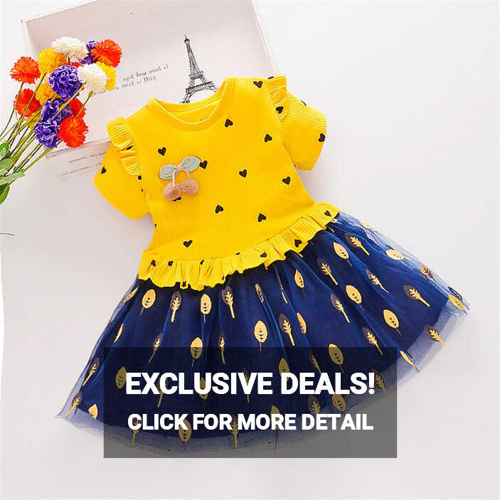 ALLGOOD】Toddler Party Kids Dresses for Girls Children Clothing 1 ...