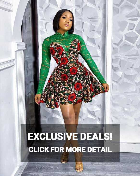 ANKARA FASHION: 10 stunning ways to wear Ankara short dress ...