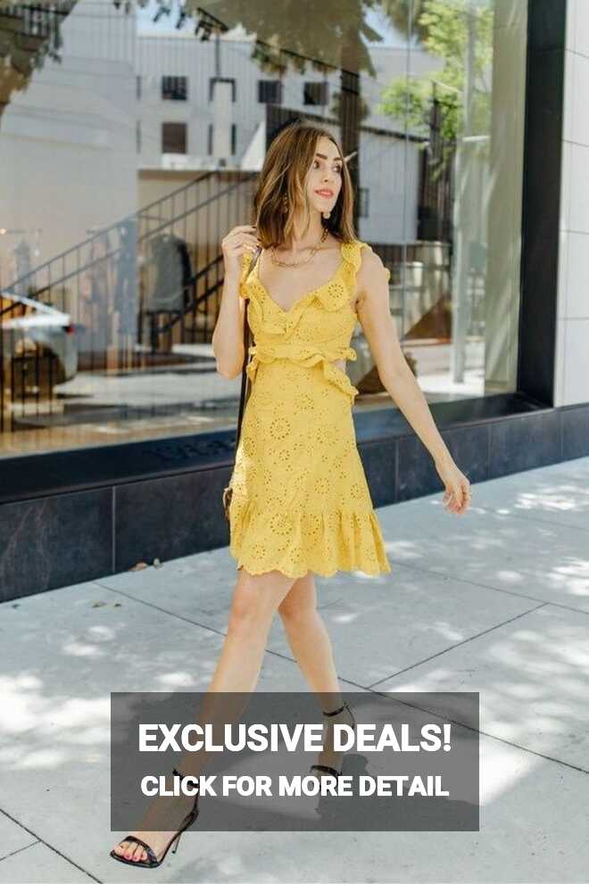 ASTR the Label Elora Dress in … curated on LTK | Yellow dress ...