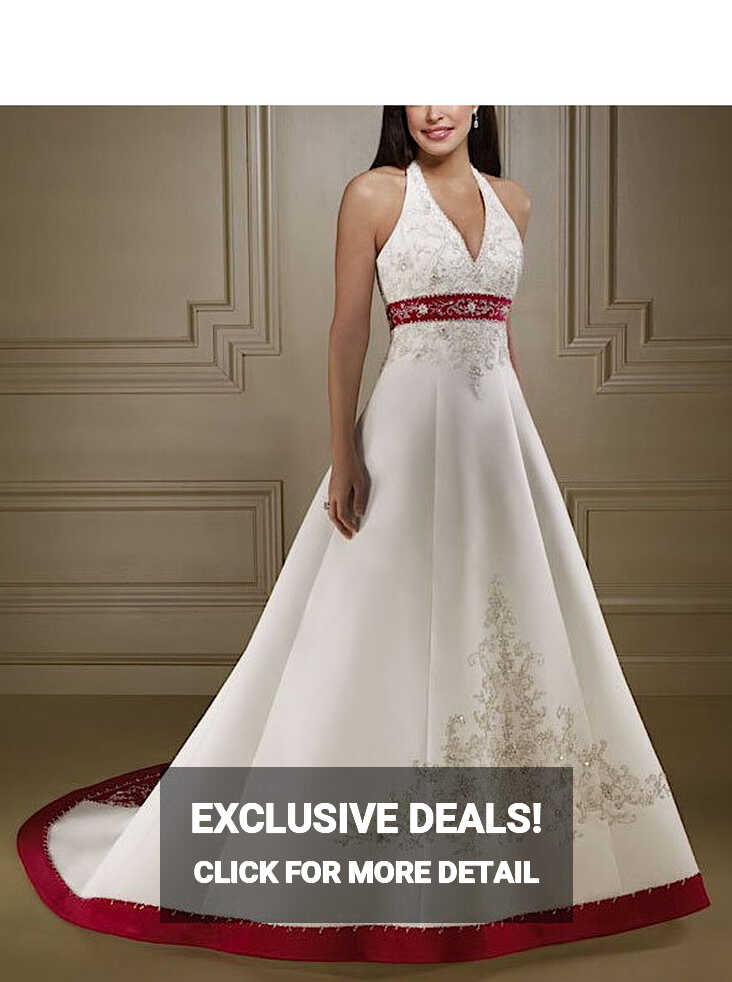 Abito da sposa Bianco e Rosso - Wedding dress White and Red ...