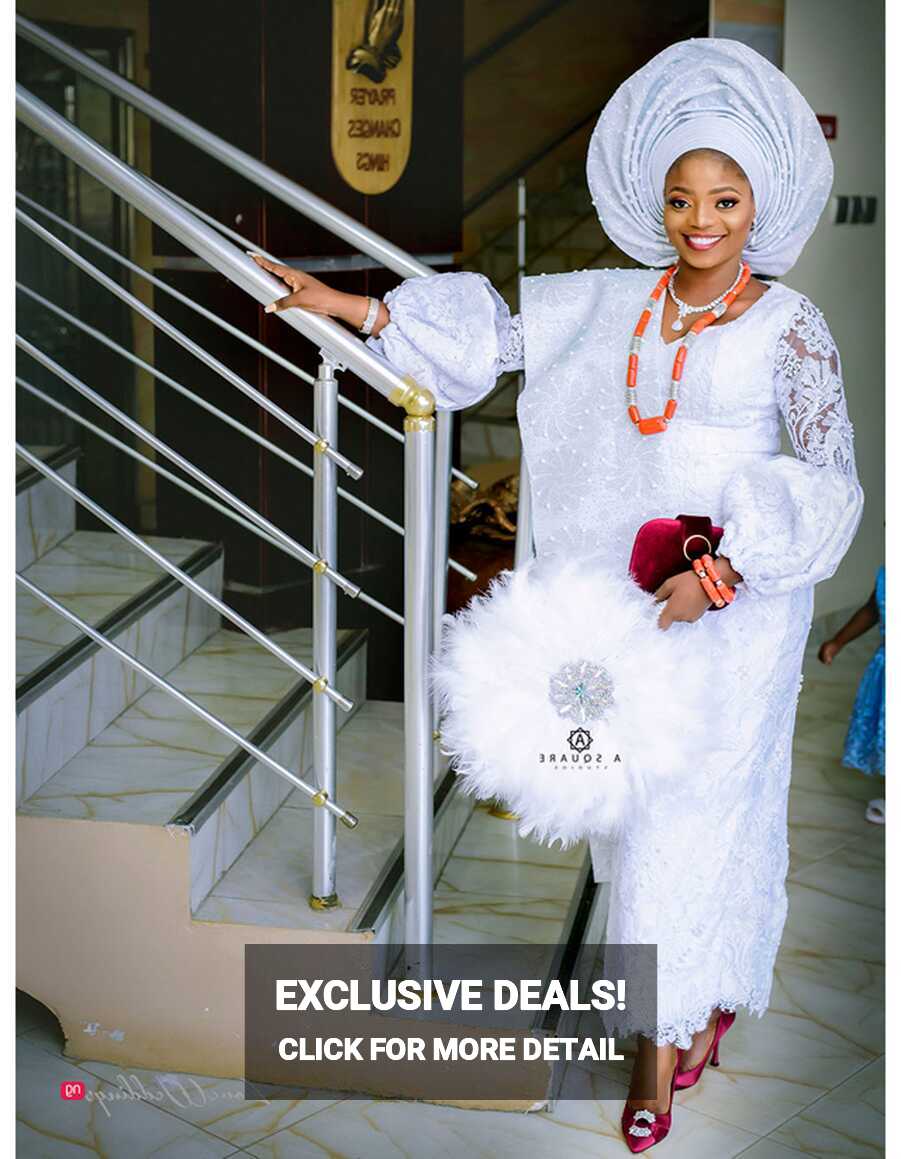 Adejoke &amp; Olurogba&#39;s all white traditional wedding | #Ship2Forever ...