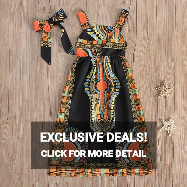 African Clothes Kids Fashion Dashiki Dress Robe Africaine Baby ...