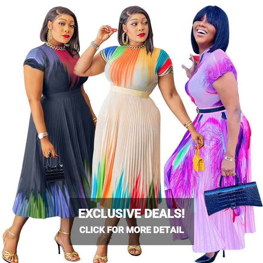 African Dresses Plus Size Women Elegant Dashiki Spring Autumn Maxi ...