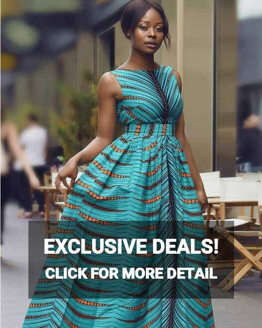 African Print Dress Ankara Dress African Women Outfit Ankara Dress ...