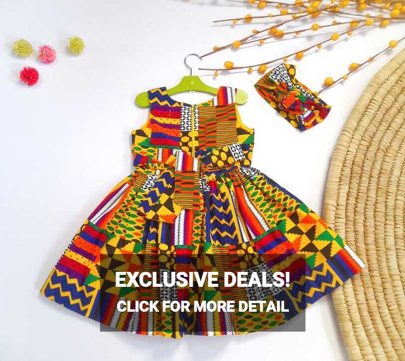 African Print Dress For Girls, Dress For Girls, Toddlers Dresses ...