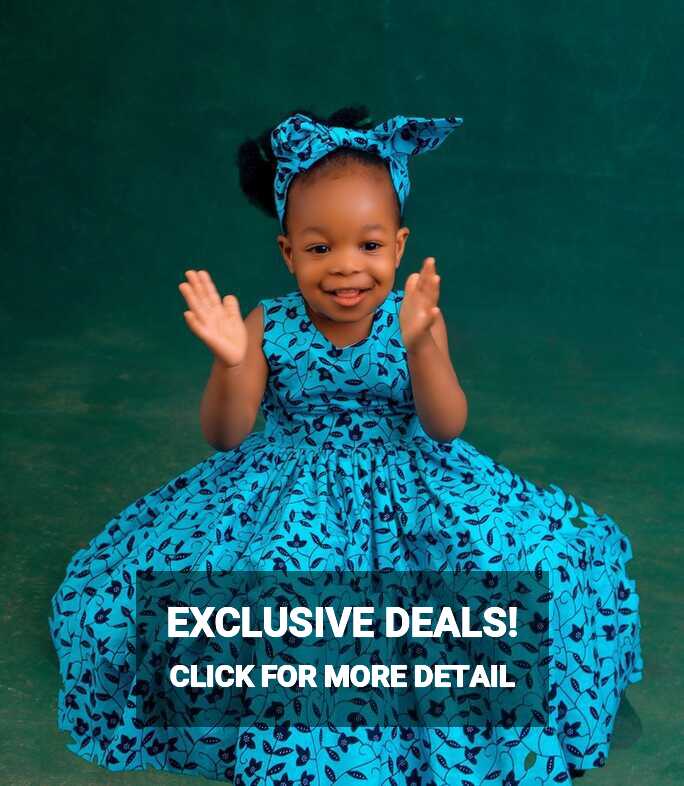 African Print Girls Dress by afrikanclothings - Dresses and Girl ...