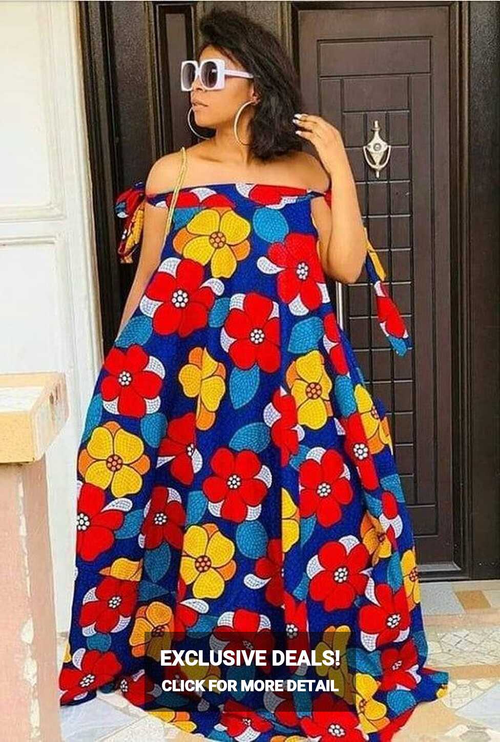 African Print Maxi Dress Ankara Maxi Dress African Clothing 4 ...