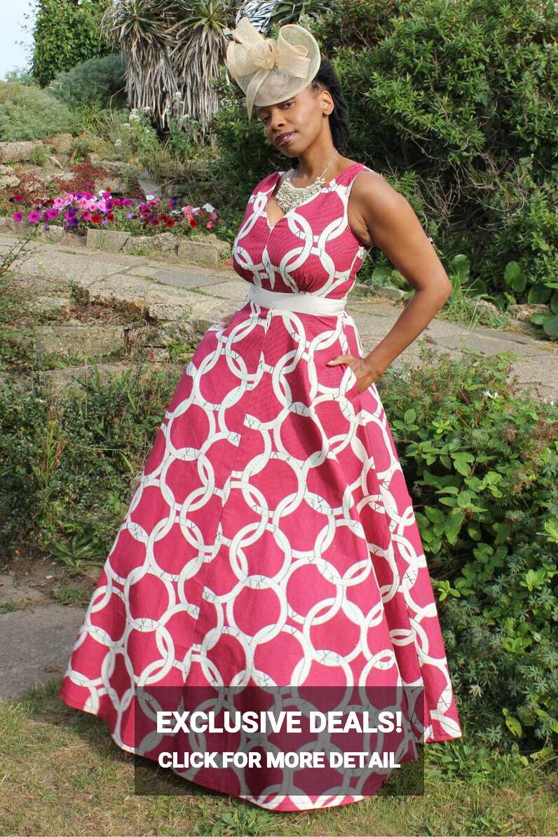 African Print Maxi Dresses for Wedding Guests &amp; Bridesmaids ...