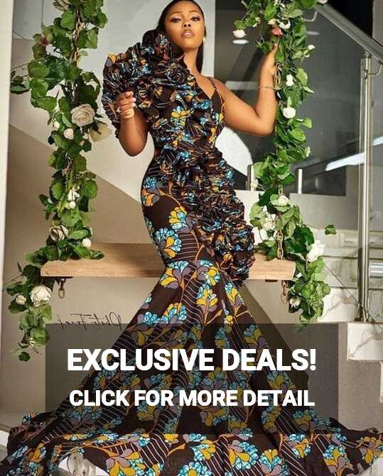 African Prom Dress African Mermaid Dress African Wedding Dress ...