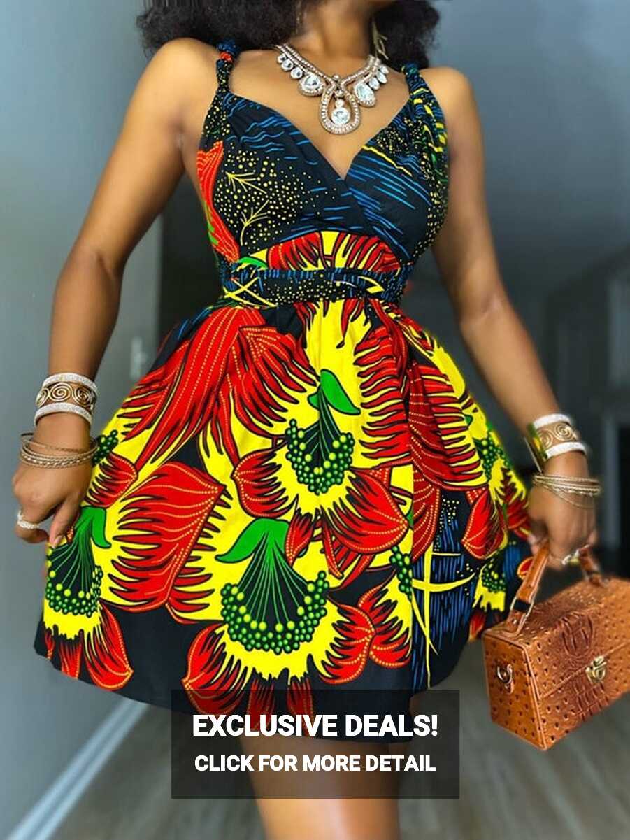 African Short Infinity Dress / African Wedding Dress / Women&#39;s ...