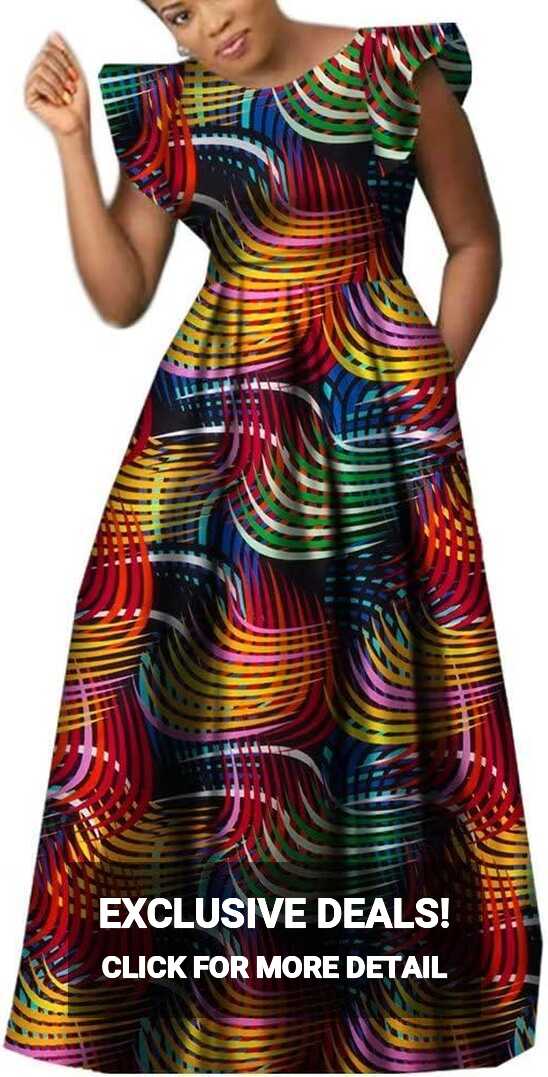 African Traditional Dresses for Women Plus Size Dashiki Print ...