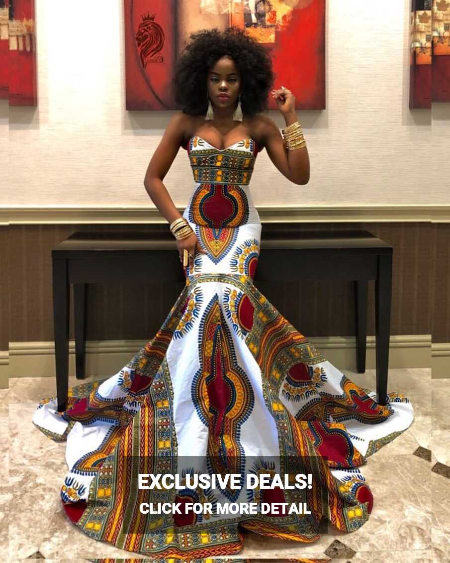 African Wedding Dress /women&#39;s Dashiki/ Kente/ Ankara/ African ...