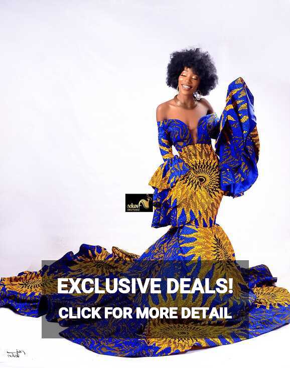 African wedding prom dress,African clothing for women,African ...